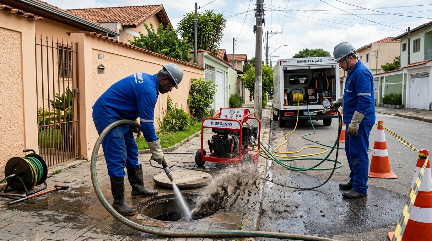 Hidrojateamento Residencial em Vitória da Conquista‑BA