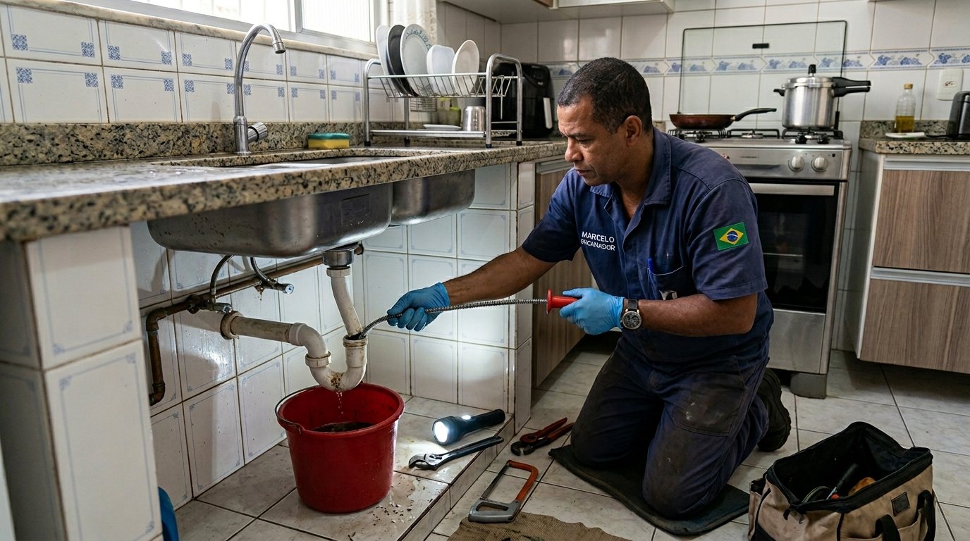 Ligação da Pia da Cozinha em Vitória da Conquista‑BA